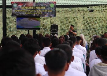 Kodim 0106/Aceh Tengah Gelar Kampanye Kreatif Penerimaan Prajurit TNI AD 