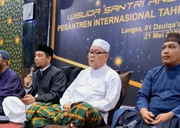 Pesantren Internasional Tahfizh Qur’an Huda Wan Nur Gelar Doa Bersama Untuk Kebaikan Faisal Amsco 