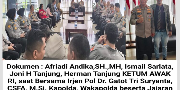 Afriadi Andika : Kasus 4 Wartawan Riau, Diminta Kapolda Sumbar Ikut Sertakan Ahli Dari Dewan Pers