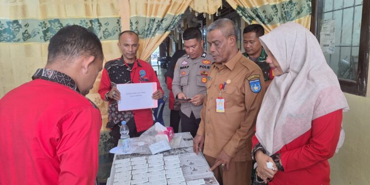 Cegah Penyalahgunaan Narkotika, Aparatur Gampong Matang Seulimeng Gelar Sosialisasi P4GN dan Tes Urine