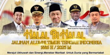 Walikota Rasyid Bancin Menjadi Narasumber Di Acara Halal Bi Halal Alumni Timur Tengah