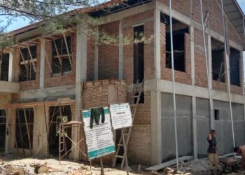 Pembangunan Aula Puskesmas Longkib Mati Kontrak, Pekerjaan Tetap Berlanjut