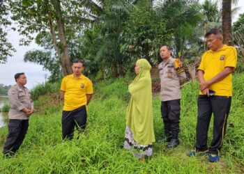 Tim Gabungan Terus Berupaya Mencari Korban Perempuan Tenggelam Di Sungai Kampar