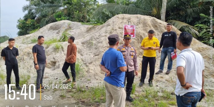 Polsek Tambang Tindaklanjuti Informasi Penambangan Ilegal, Pastikan Lokasi Aman Dan Berikan Himbauan