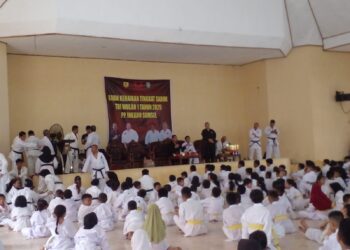 Ujian Kenaikan Tingkat Sabuk Triwulan I PP Inkado Sumsel 