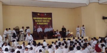 Ujian Kenaikan Tingkat Sabuk Triwulan I PP Inkado Sumsel 