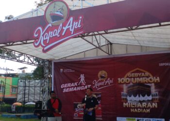 Kopi Kapal Api Bersama Tribun Sumsel Gelar Jalan Sehat Dan Senam Bersama 