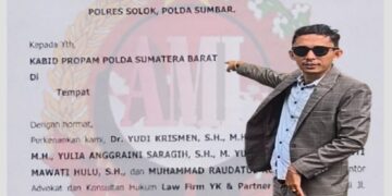 Diduga Cederai Presisi, Afriadi Andika Melalui Irwasda Dan Propam Minta Kapolda Sumbar Segera Sikapi Surat Law Firm YK Dan Partner