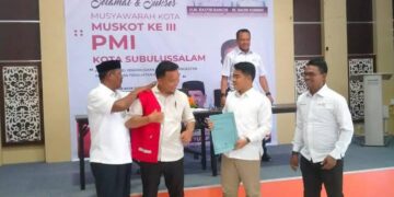 Safrizal Solin Terpilih Sebagai Ketua PMI Kota Subulussalam, Harapan Baru Untuk Perubahan