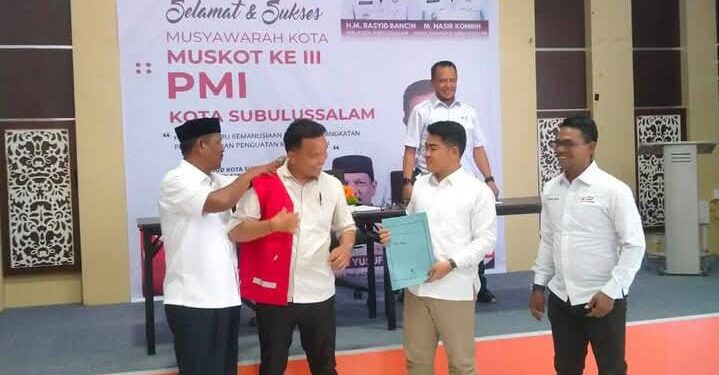 Safrizal Solin Terpilih Sebagai Ketua PMI Kota Subulussalam, Harapan Baru Untuk Perubahan