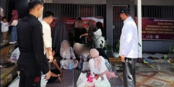 Suasana Penerimaan Kunjungan Idul Fitri 1446H Di Rutan Takengon 