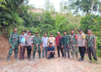 Muspika Linge Kawal Alat Excavator Meluncur Ke Titik Longsor Jalan Kampung Kute Reje,