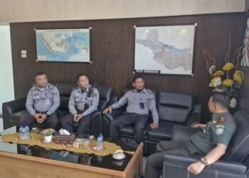 Perkuat Sinergi, Kepala Rutan Takengon Silaturahmi Ke Kodim 0106/Aceh Tengah