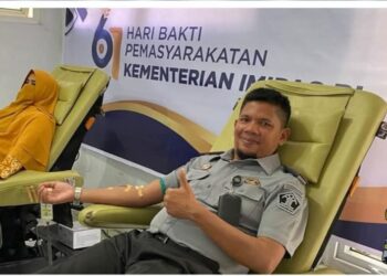 Semarak HBP Ke 61, Rutan Takengon Gelar Aksi Donor Darah