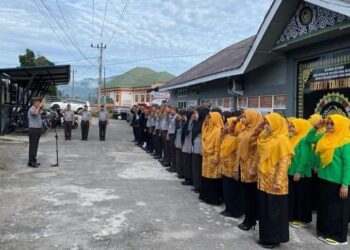 Rutan Takengon Gelar Apel Gabungan Menyambut HBP Ke 61