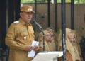 Wakil Bupati Muchsin Hasan Pimpin Upacara Bendera Di SMAN 1 Takengon