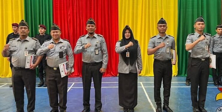 Apel Kenaikan Pangkat Serta Pengangkatan PNS Pegawai Rutan Kelas IIB Takengon