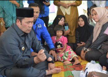 Launching Dashat Di Pantan Reduk, Bupati Haili Yoga : Ibu Hamil Dan Balita Terpenuhi Gizinya