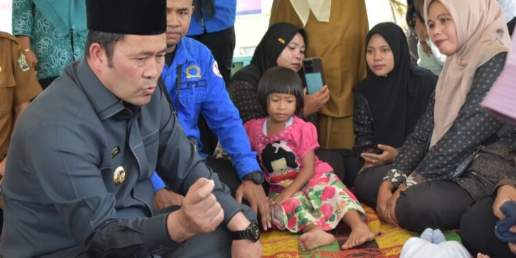 Launching Dashat Di Pantan Reduk, Bupati Haili Yoga : Ibu Hamil Dan Balita Terpenuhi Gizinya
