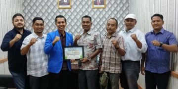 Guna Kemajuan Daerah, KNPI Bangun Sinergitas Bersama Perumda AM Tirta Keumuneng