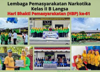 Semarak HBP ke-61, LPN Langsa Gelar Bakti Sosial, Donor Darah Hingga Porsenap