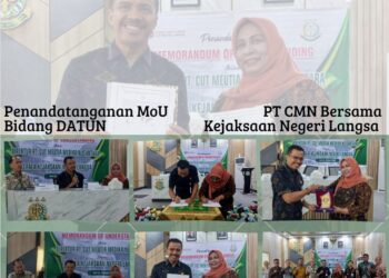 PT CMN Menandatangani MoU Bersama Kejari Langsa