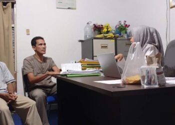 Anggota Koperasi Kebun Sawit Pangkalan Serik Siak Hulu Datangi Kantor Disperindag Kampar