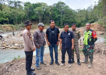 Polres Aceh Tengah Tertibkan Tambang Emas Ilegal Di Aliran Sungai Kala Ise-Ise