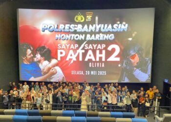 Polres Banyuasin Nobar Film “Sayap – Sayap Patah 2