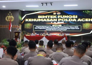 Buka Bimtek Fungsi Kehumasan, Wakapolda Aceh : Ini Ruang Belajar Dan Evaluasi