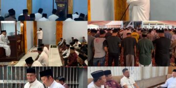 Indahnya Kebersamaan, Shalat Jumat Bersama Bupati Aceh Tengah Dan Jajaran Di Rutan Takengon