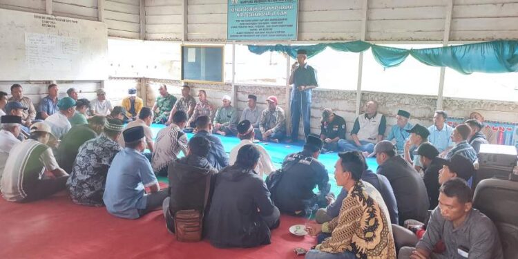 Seluruh Masyarakat Linge Melaksanakan Musyarawah Terkait PT Tusam Hutani Lestari
