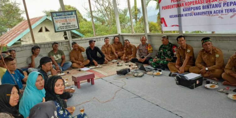 Pemerintahan Bintang Pepara Bersama Masyarakat Gelar Pembentukan KMP Syariah