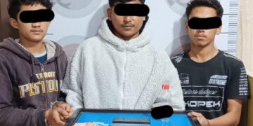 Tiga Pemuda Ditangkap Satresnarkoba Polres Bener Meriah Terkait Dugaan Kepemilikan Sabu