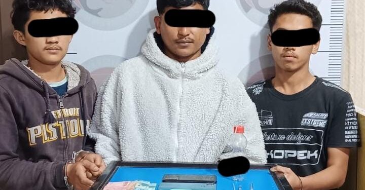 Tiga Pemuda Ditangkap Satresnarkoba Polres Bener Meriah Terkait Dugaan Kepemilikan Sabu
