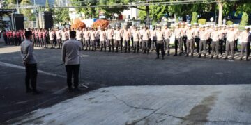 Polres Aceh Tengah Gelar Apel Siaga Peringatan Hari Buruh Internasional