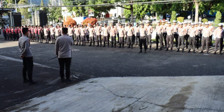 Polres Aceh Tengah Gelar Apel Siaga Peringatan Hari Buruh Internasional