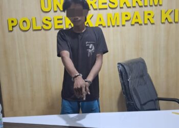 Polsek Kampar Kiri Tangkap Warga Kebun Durian, 7,92 Gram Sabu-sabu Ikut Diamankan