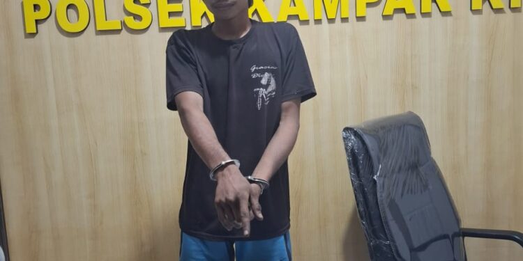 Polsek Kampar Kiri Tangkap Warga Kebun Durian, 7,92 Gram Sabu-sabu Ikut Diamankan