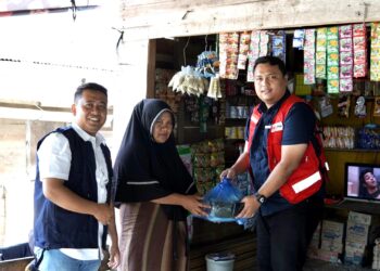 Ketua PMI Aceh Singkil Terpilih Kunjungi Korban Keganasan Buaya Di Desa Rantau Gedang Dan Teluk Rumbia