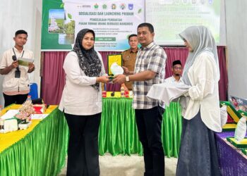 PTPN IV Regional VI Bantu Mesin Pakan Ternak Udang di Kecamatan Langsa Timur