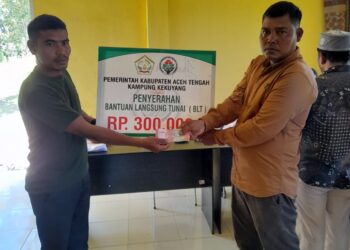 Pemerintahan Kampung Kekuyang Salurkan BLT DD Ke 27 Warganya