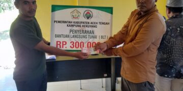 Pemerintahan Kampung Kekuyang Salurkan BLT DD Ke 27 Warganya