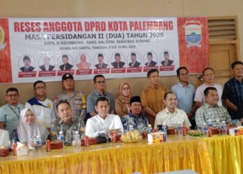 Harya Pratystha Endhie Putra Reses Bersama Anggota DPRD Reses Di SMP Negeri 53 Palembang