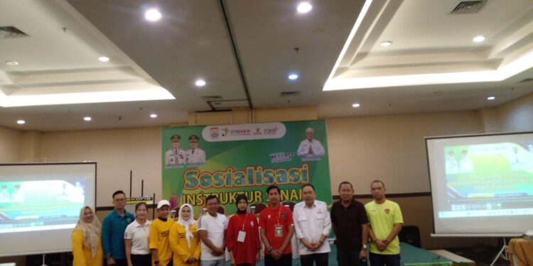 Sosialisasi Instruktur Senam Tahun 2025 Di Kota Palembang 