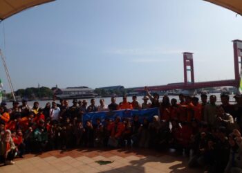 Pembukaan Acara Kampung Kapitan Clean Up Day Gema Persada FP-UM Palembang