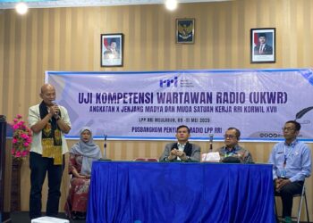 Wartawan RRI Se-Aceh Ikuti Uji Kompetensi Wartawan Radio