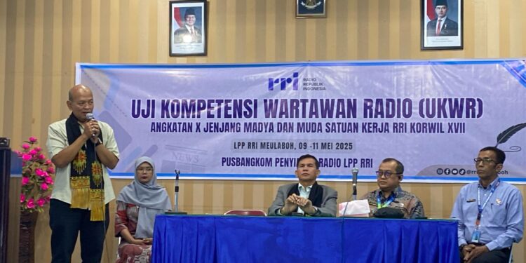 Wartawan RRI Se-Aceh Ikuti Uji Kompetensi Wartawan Radio