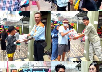 Rayakan HUT Ke 1, Yayasan Amal Kebajikan Indonesia Bagikan Ratusan Beras Kepada Warga