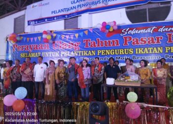 Pemko Medan Dukung Kesejahteraan Dan Lantik Pengurus Pedagang Pasar Induk Laucih IPPIM Medan